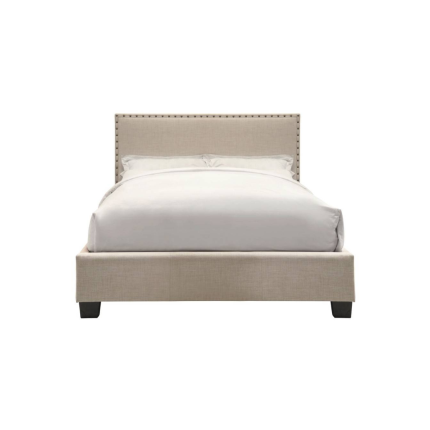 Tavel Platform Bed, Toast Linen