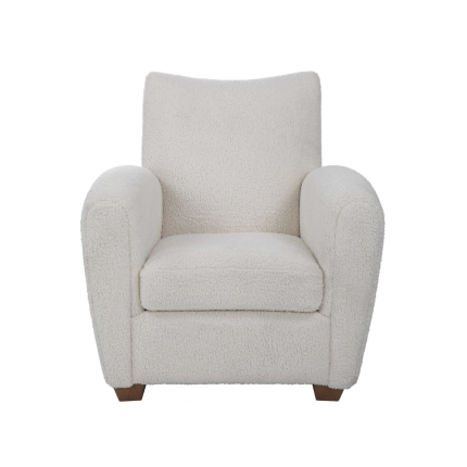 Uttermost Teddy Accent Chair, Natural