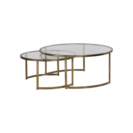 Uttermost Rhea Gold Nesting Coffee Tables